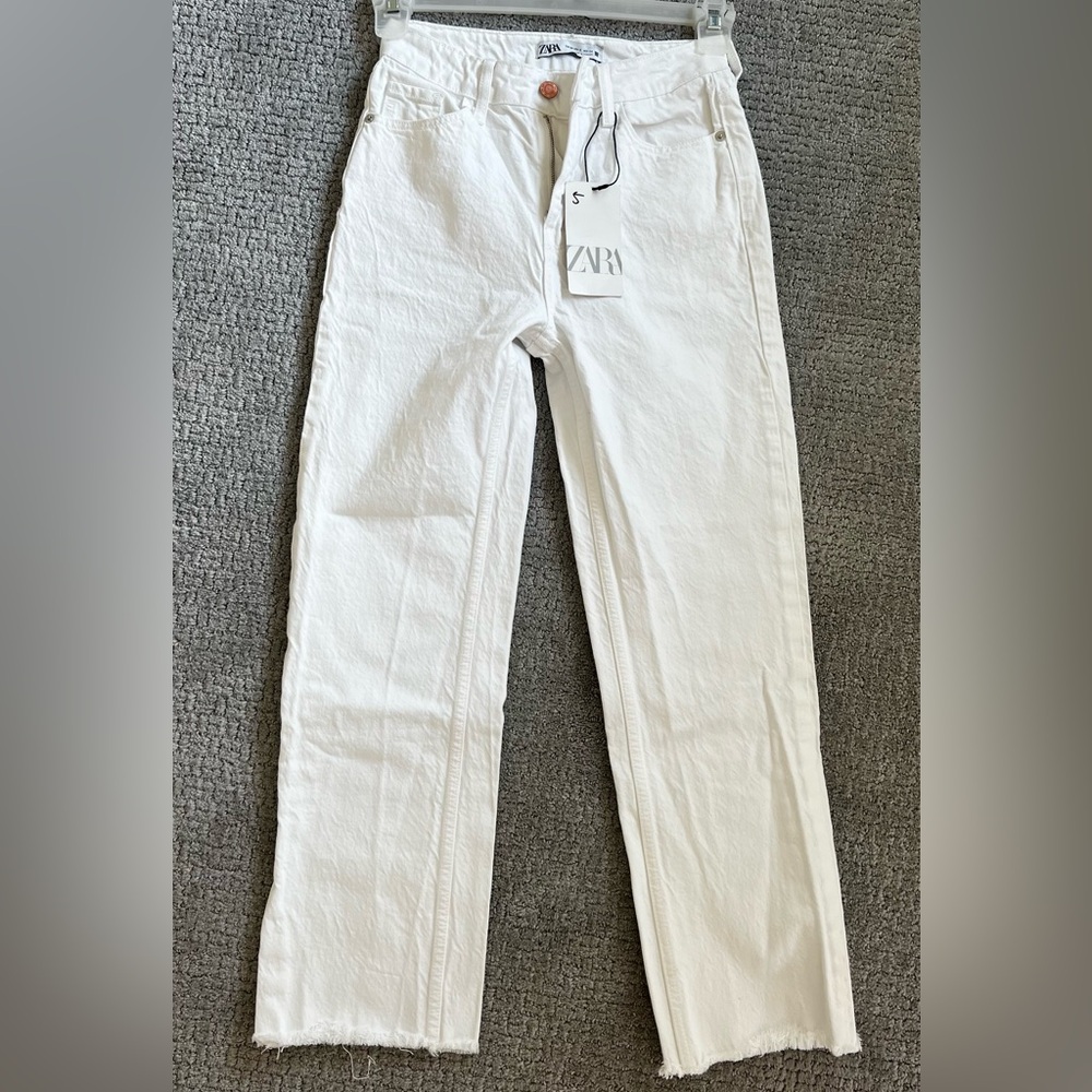 Zara White Jeans